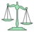 icon showing a scale (balance)
